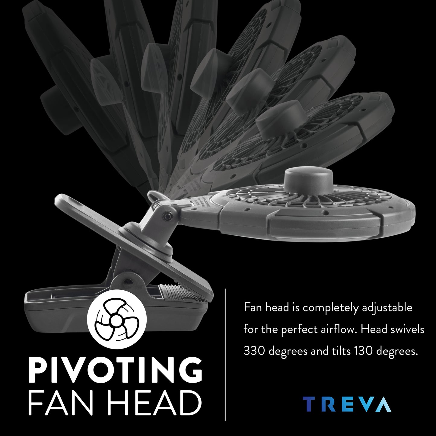 5" CLIP FAN BATTERY + USB