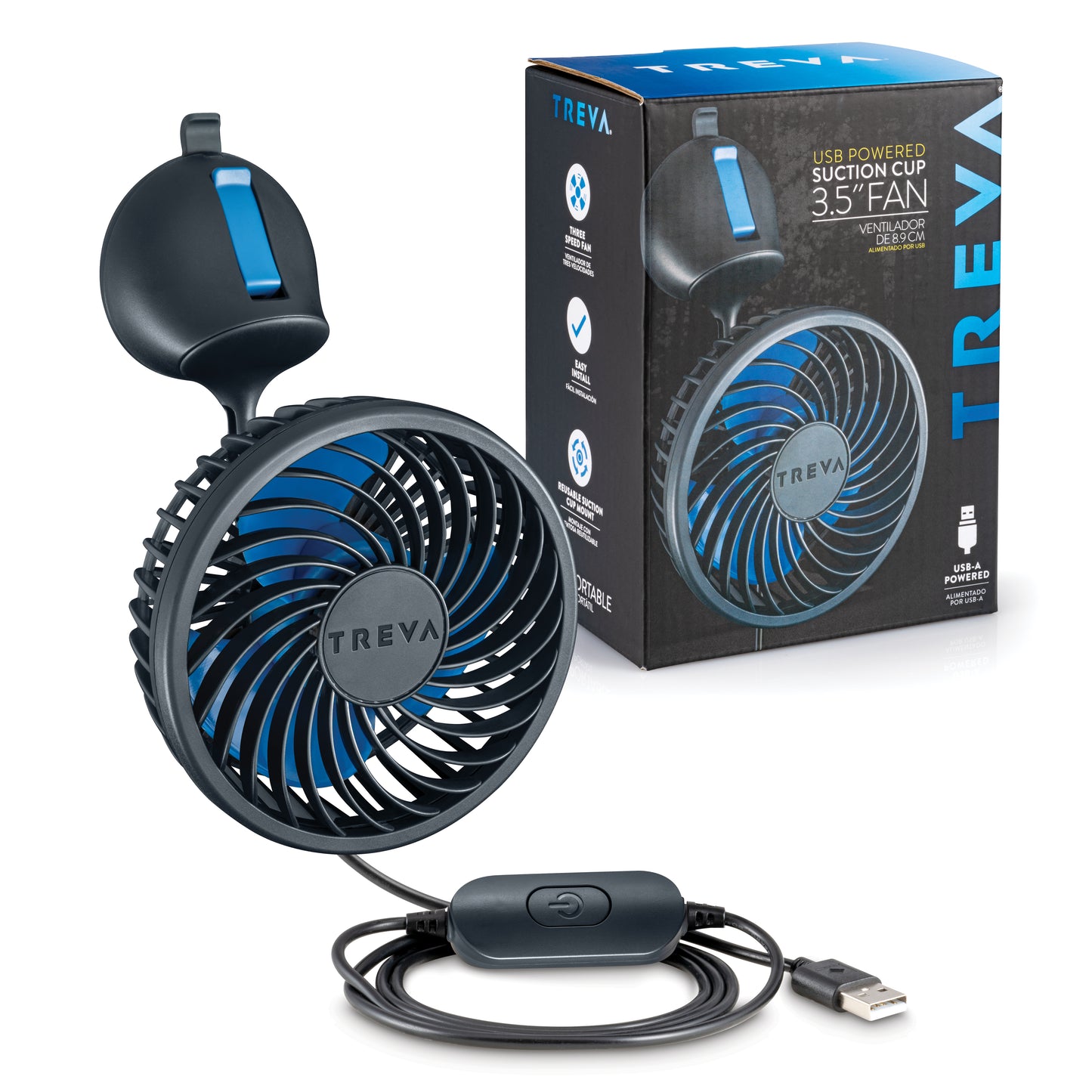 3.5" SUCTION CUP FAN