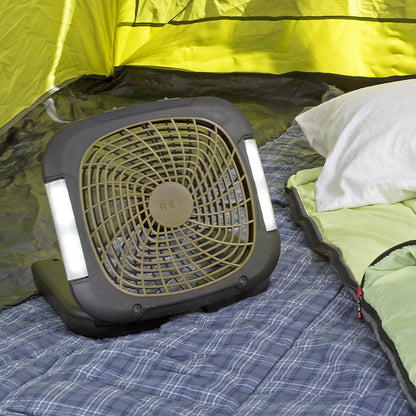 10" CAMPING FAN with LIGHTS